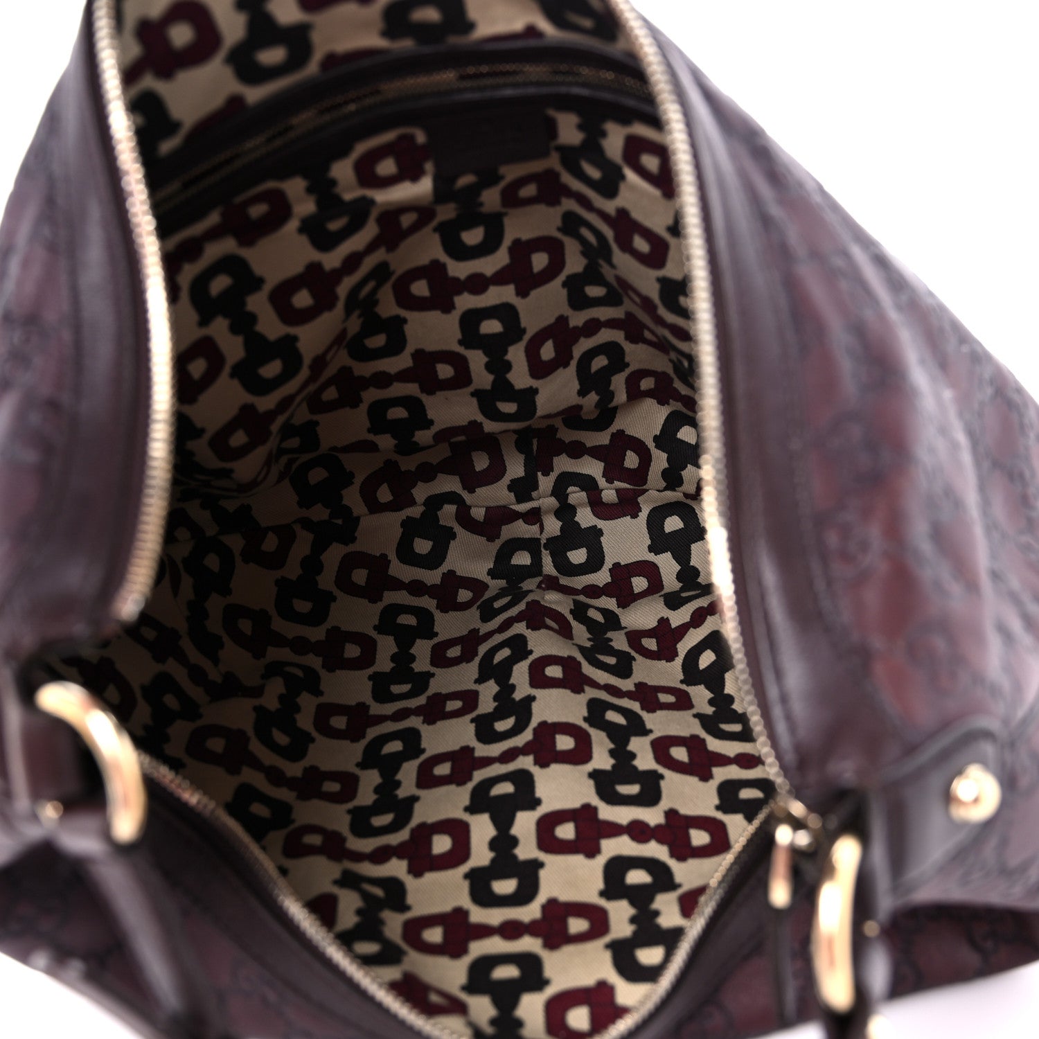 Gucci Guccissima Large Biba Hobo Dark Brown 5 of 14