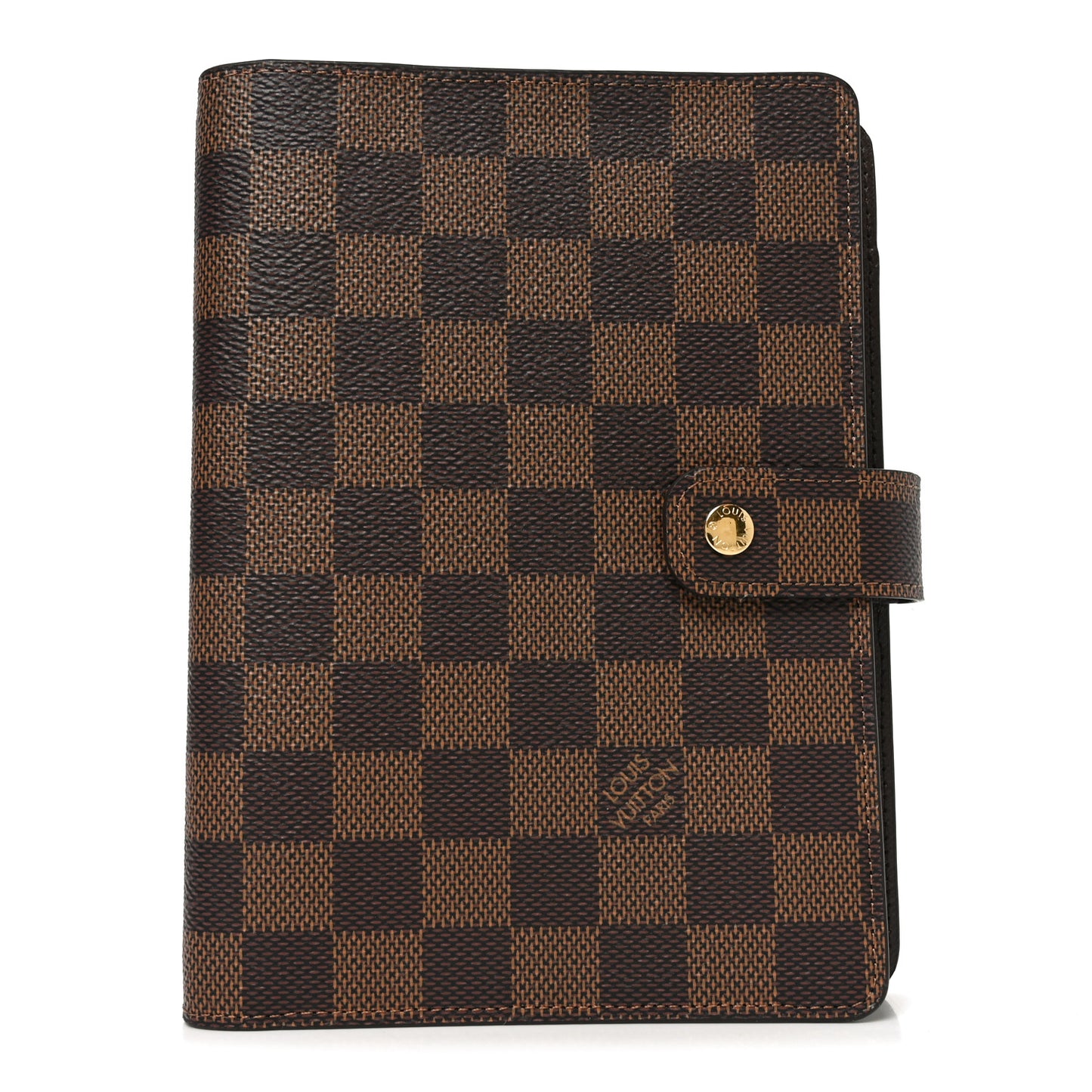 Damier Ebene Medium Ring Agenda Cover
