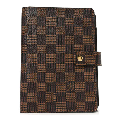 Louis Vuitton Damier Ebene Medium Ring Agenda Cover 1 of 6