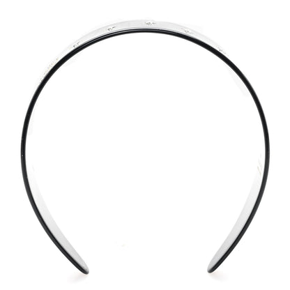 Gucci Resin Crystal Interlocking G Headband Black 1 of 5