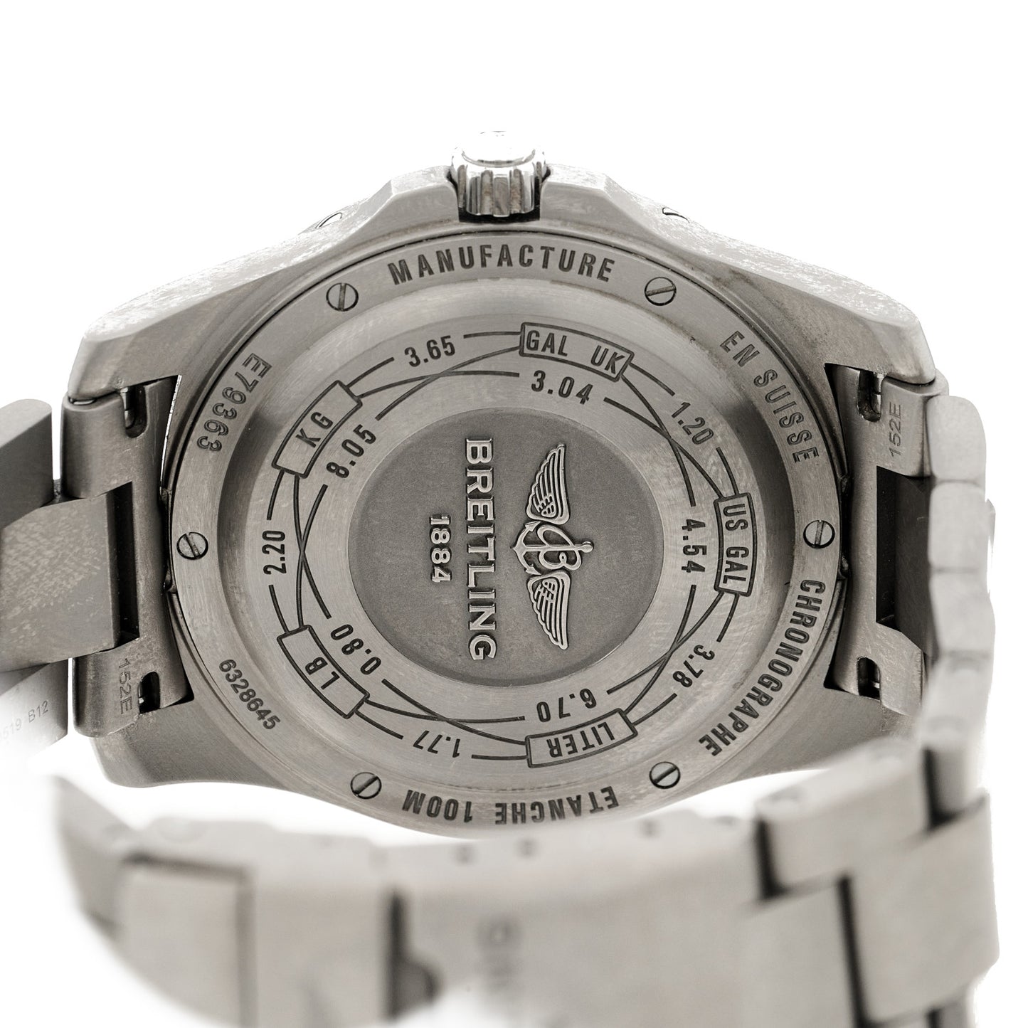 Titanium 43mm Aerospace EVO Quartz Watch Blue E79363