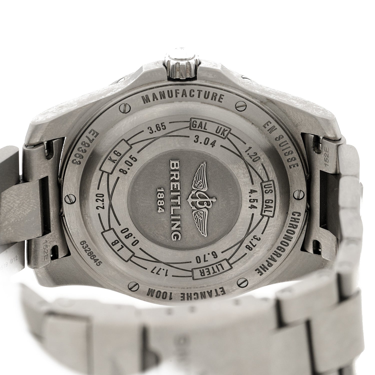 Breitling Titanium 43mm Aerospace EVO Quartz Watch Blue E79363 4 of 5
