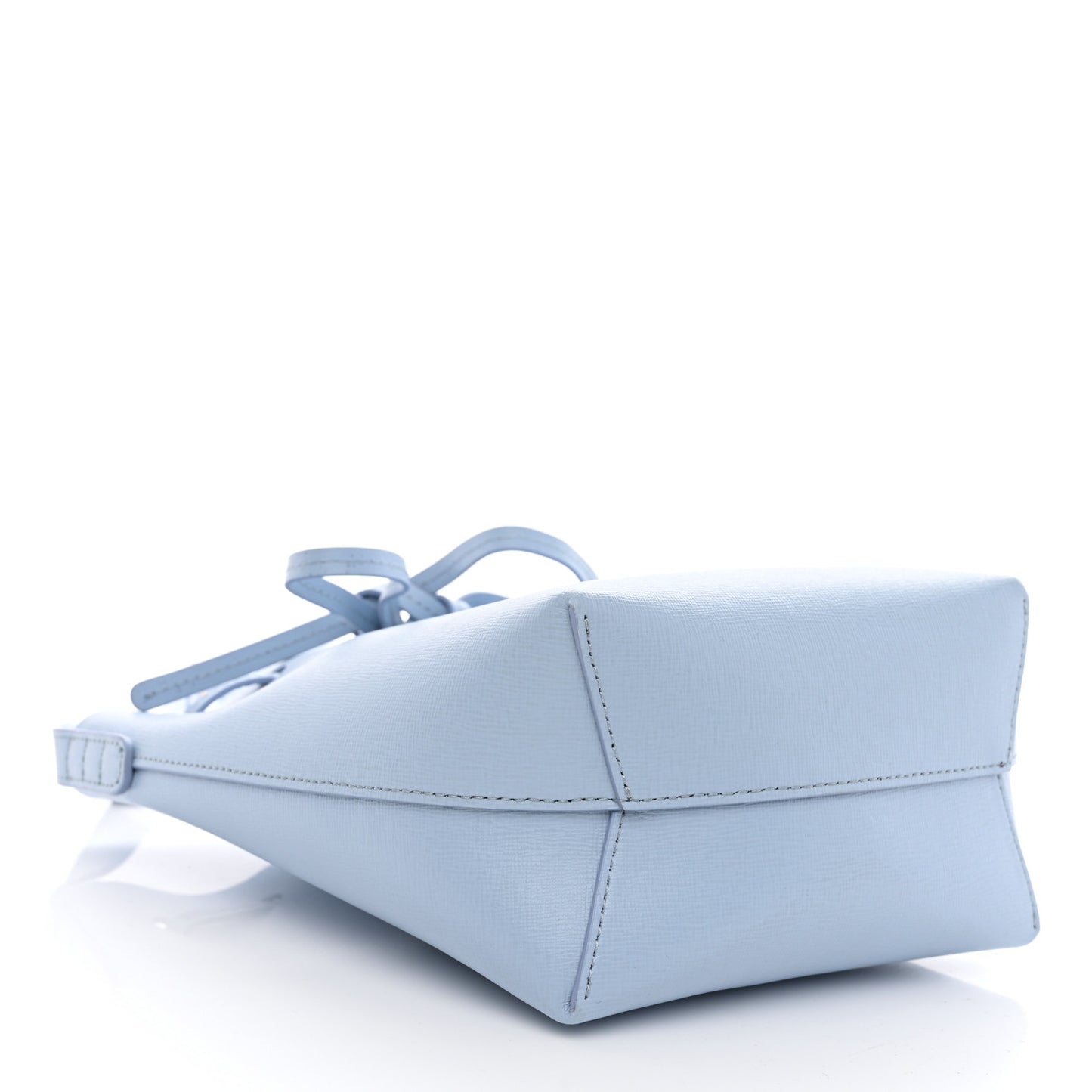 Saffiano Mini Bucket Bag Light Blue