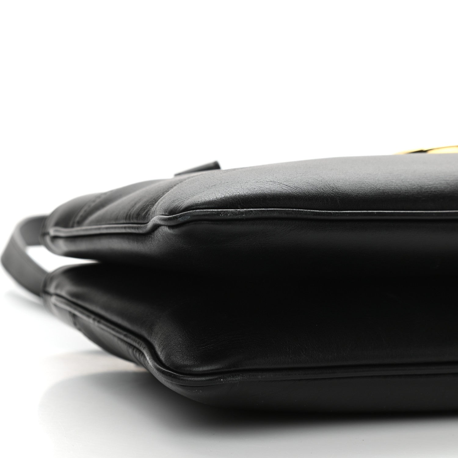 Gucci Vitello Palmellato Lux Large Arli Top Handle Bag Black 9 of 10