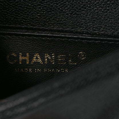 Chanel Caviar Chevron Quilted Mini Boy Flap Black Black 6 of 11
