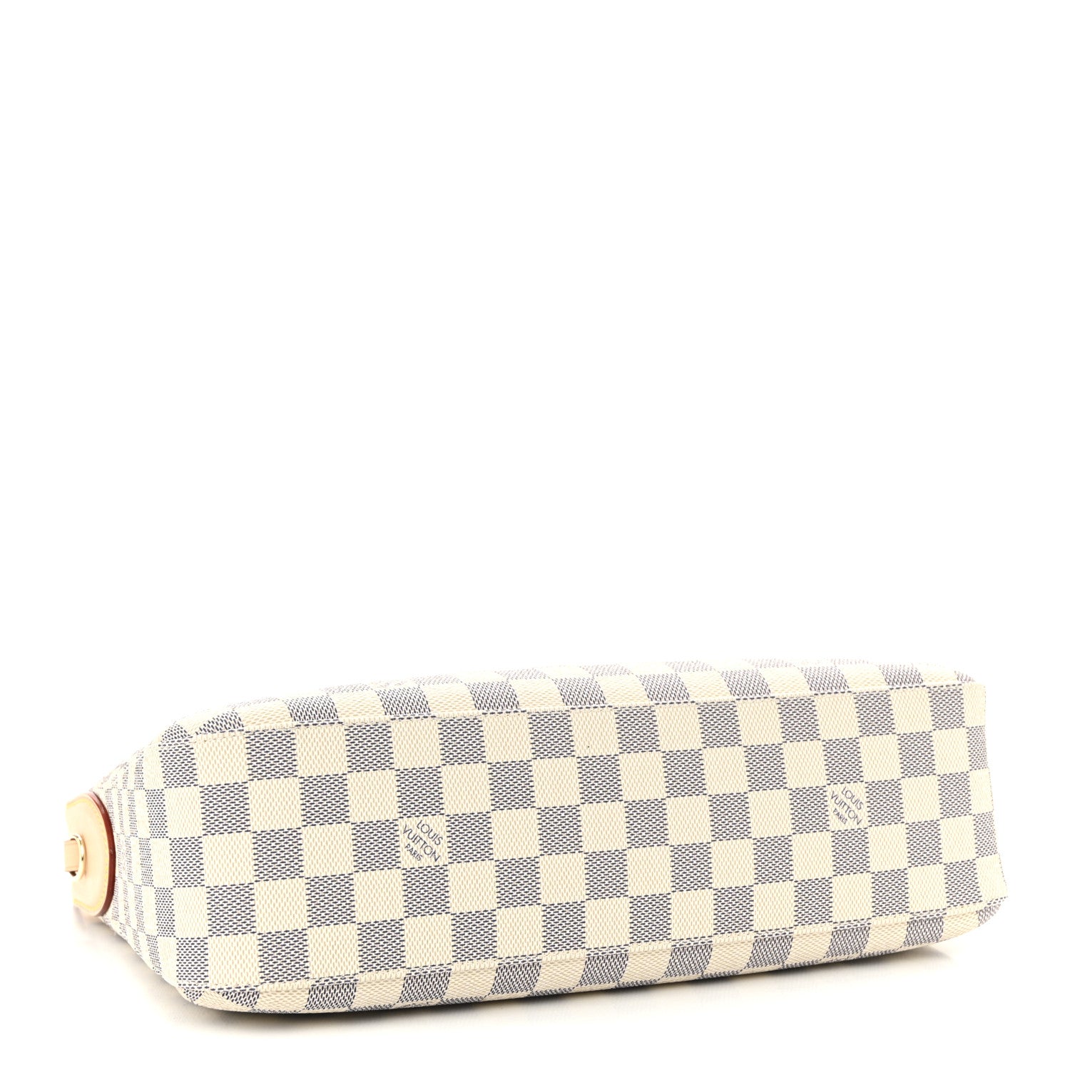 Louis Vuitton Damier Azur Slouchy PM Rose Ballerine 4 of 9