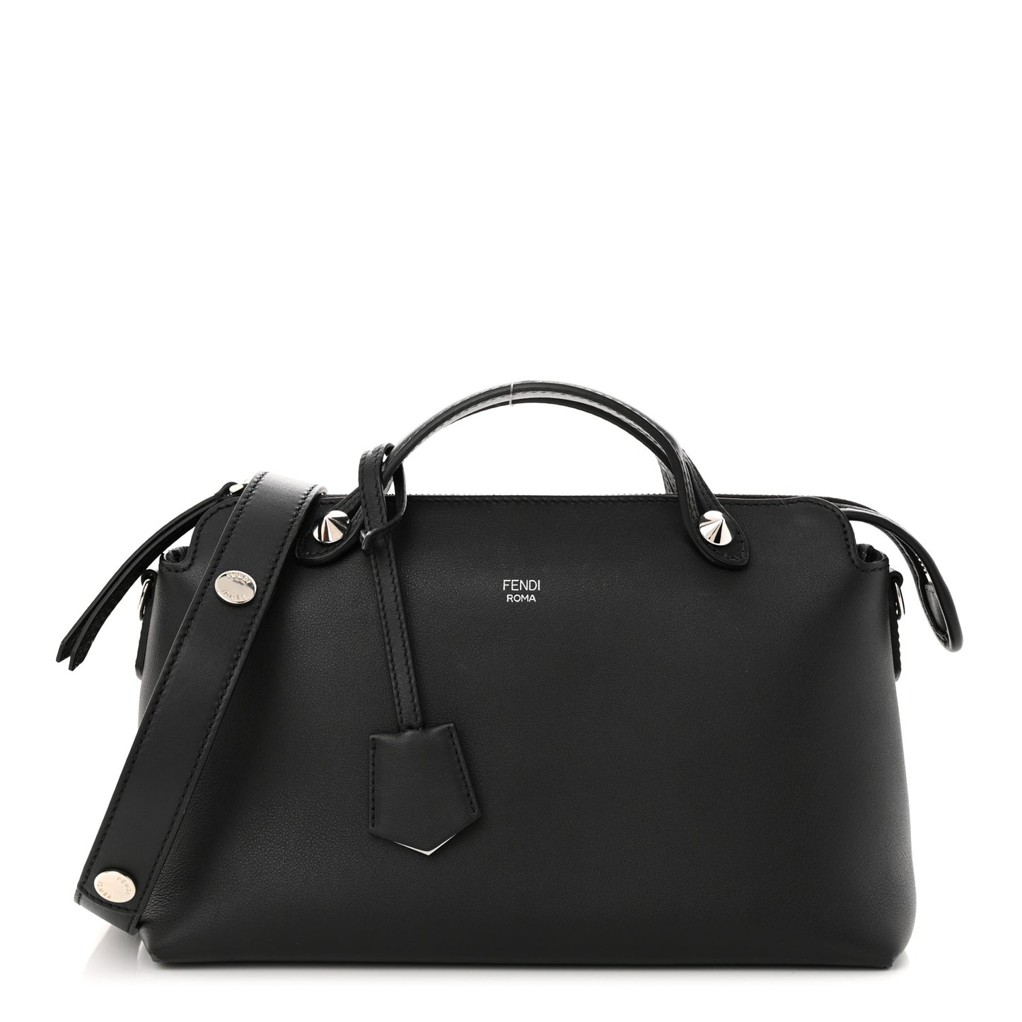 Vitello Dolce Medium By The Way Boston Bag Black
