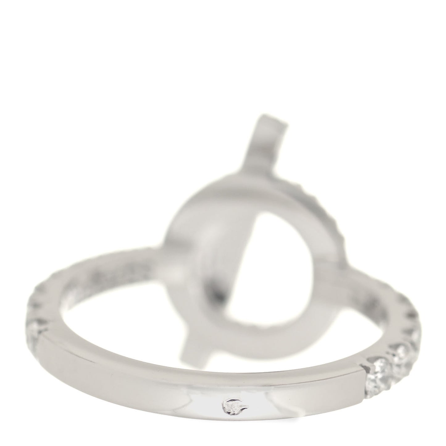 18K White Gold Diamond Finesse Ring 50 5.25