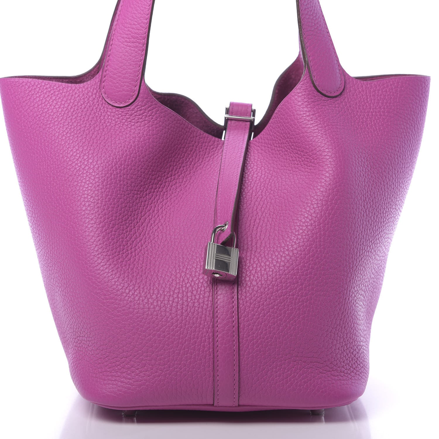 Hermes Taurillon Clemence Picotin Lock 22 MM Magnolia 8 of 11