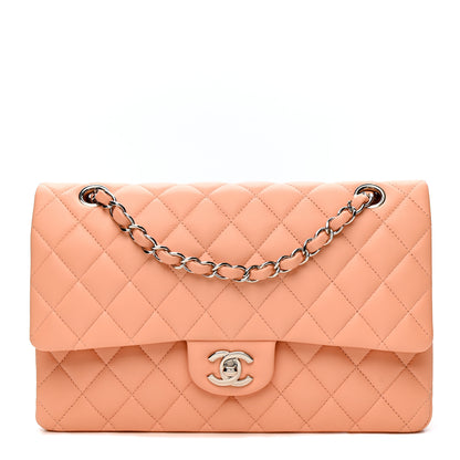 Chanel Lambskin Quilted Medium Double Flap Light Pink 1 of 14