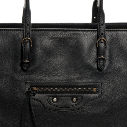 Balenciaga Veau Papier Medium Office Zip Tote Black 8 of 8