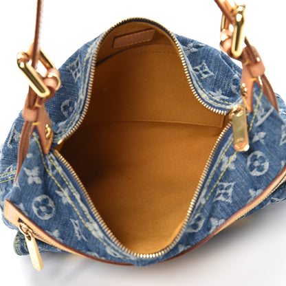 Louis Vuitton Monogram Denim Baggy PM Blue 5 of 10