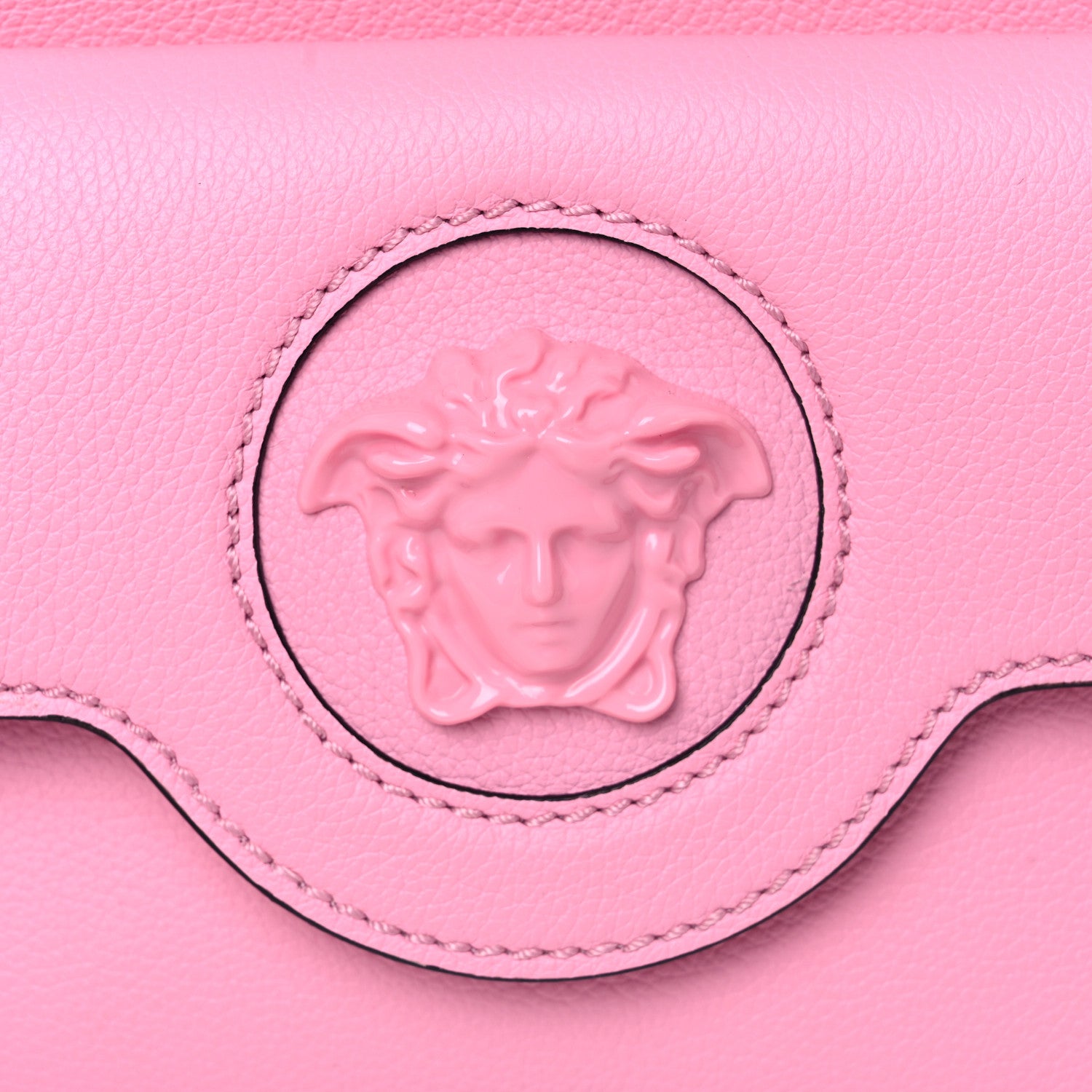 Versace Grained Calfskin Medusa Camera Bag Pink 13 of 13