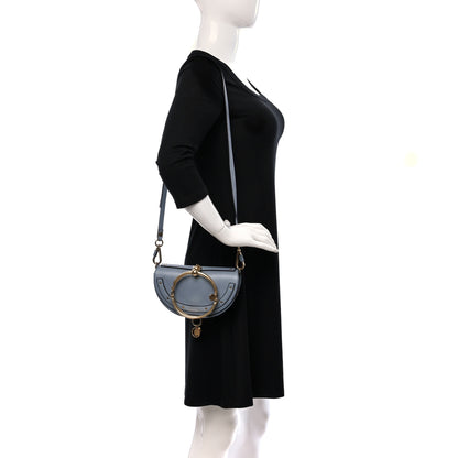 Chloe Calfskin Small Nile Bracelet Minaudiere Bag Washed Blue 2 of 17