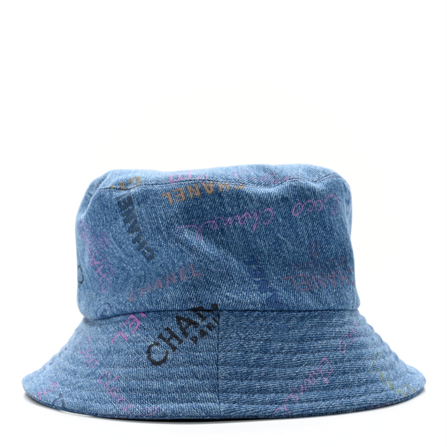 Chanel Denim Mood Cloche Bucket Hat M Blue 5 of 9