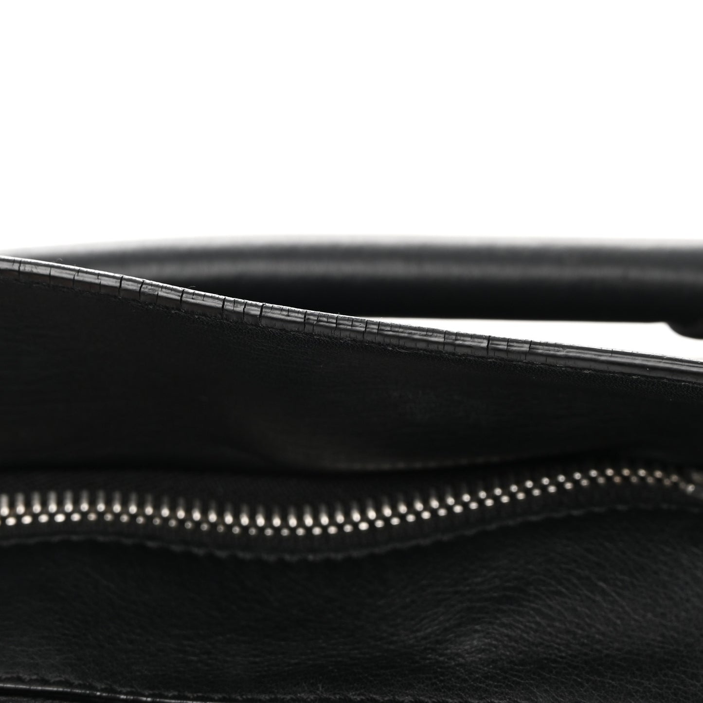 Calfskin Small Puzzle Bag Black