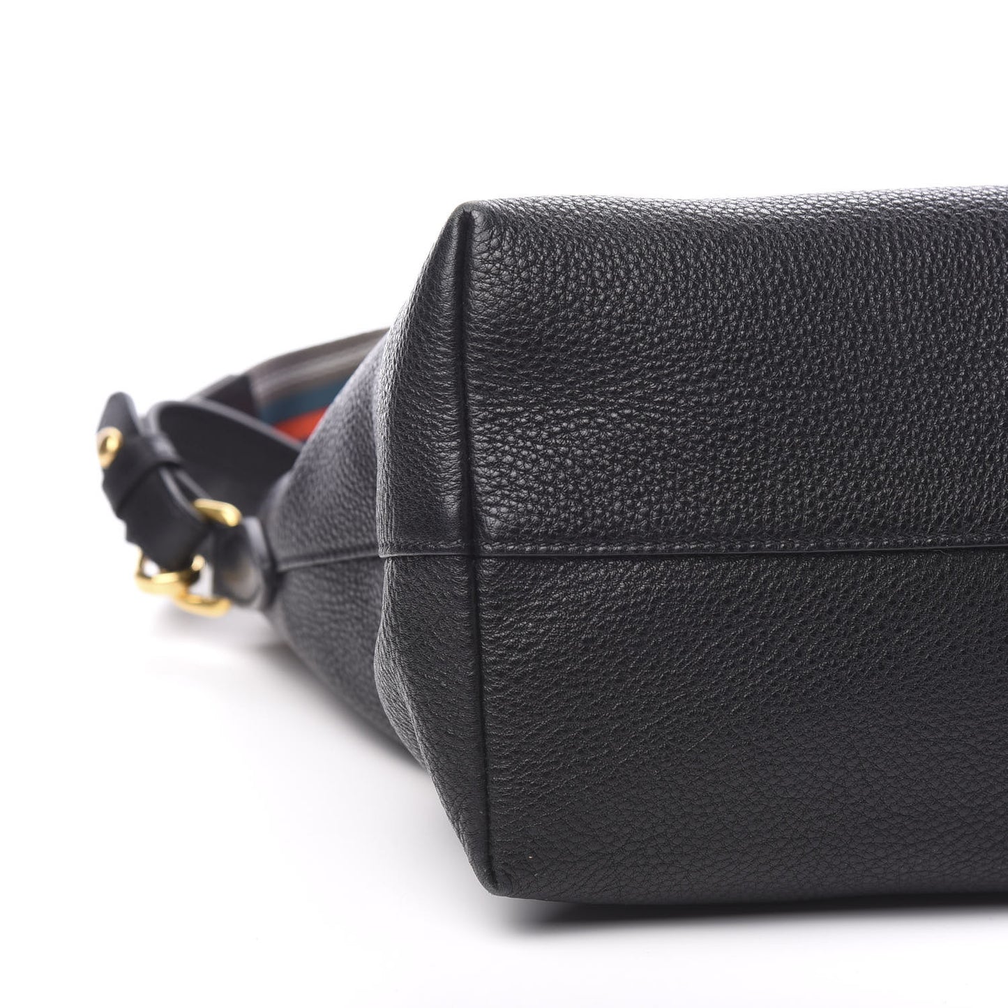 Vitello Daino Tote Black