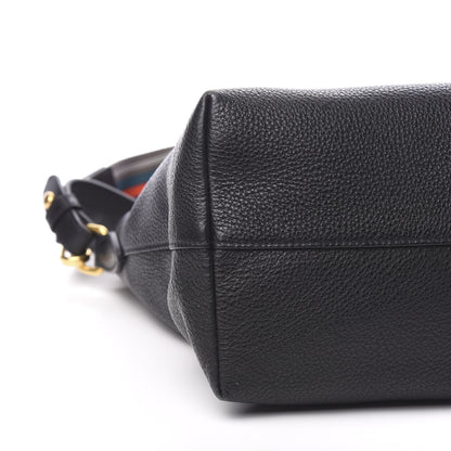 Prada Vitello Daino Tote Black 6 of 8