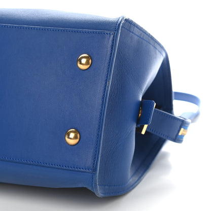 Saint Laurent Calfskin Small Classic Y Cabas Royal Blue 8 of 12