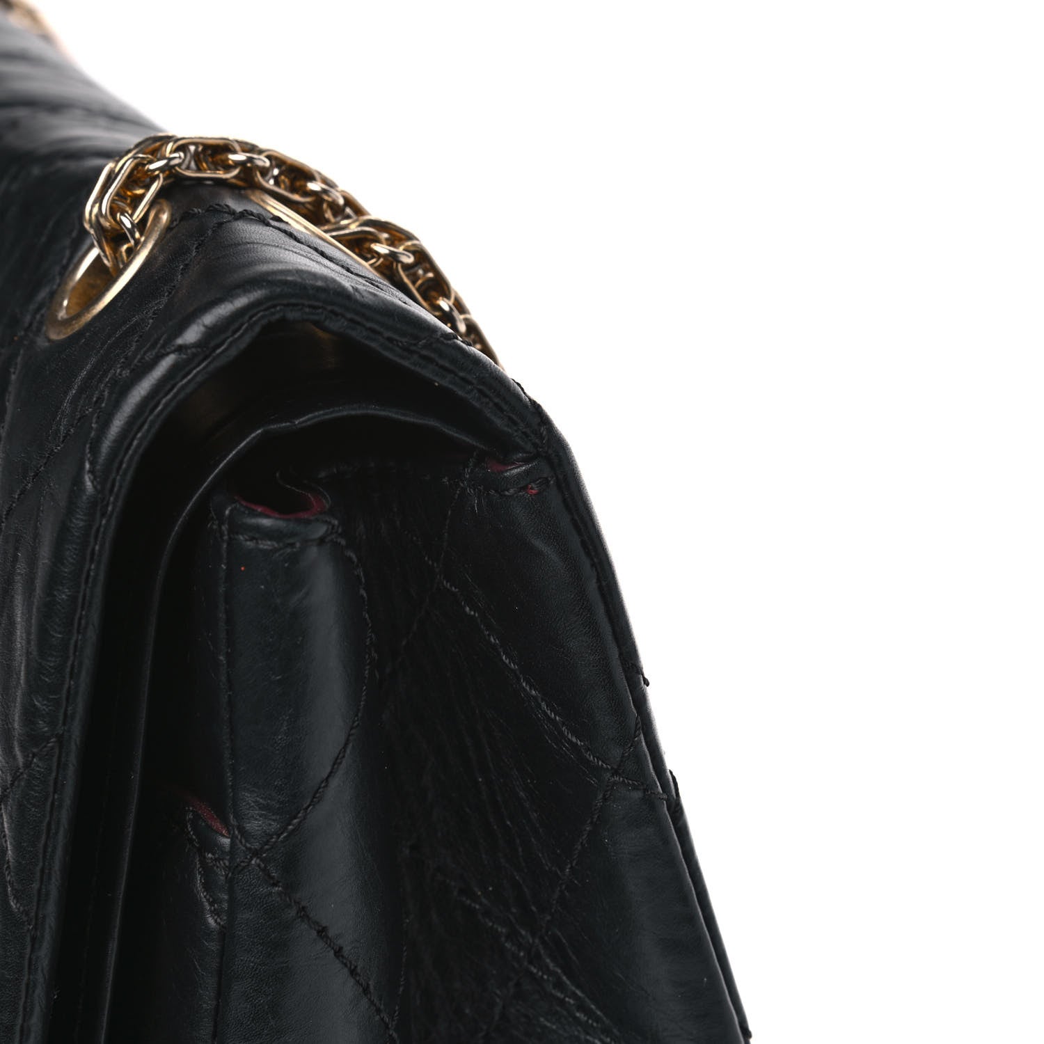 Chanel Aged Calfskin Quilted 2.55 Reissue 227 Flap Black 5 of 5