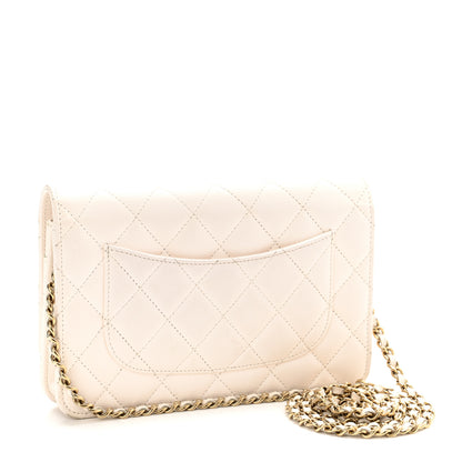 Chanel Caviar Quilted Wallet On Chain WOC White 2 of 11