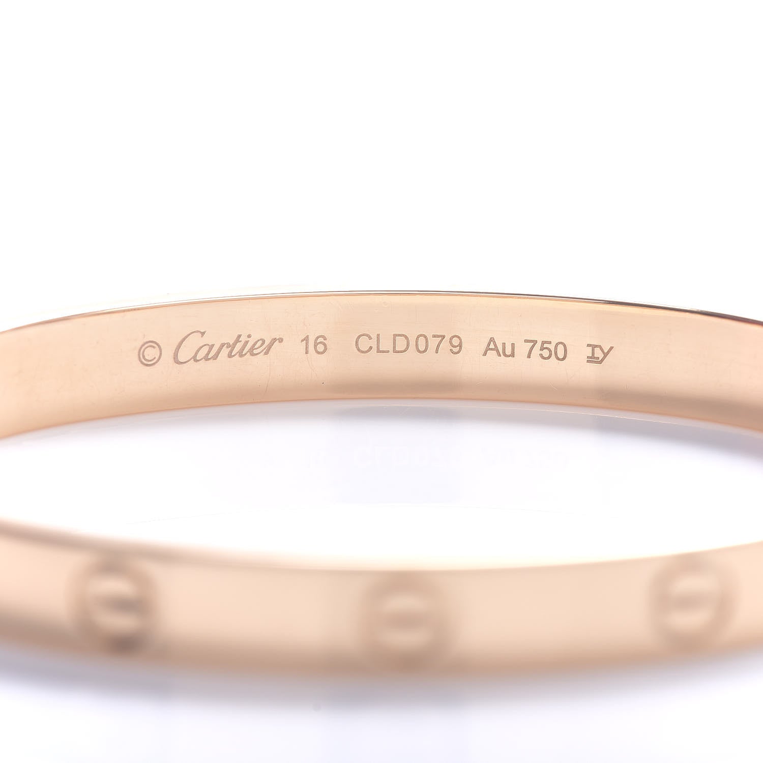 Cartier 18K Yellow Gold LOVE Bracelet 16 4 of 5