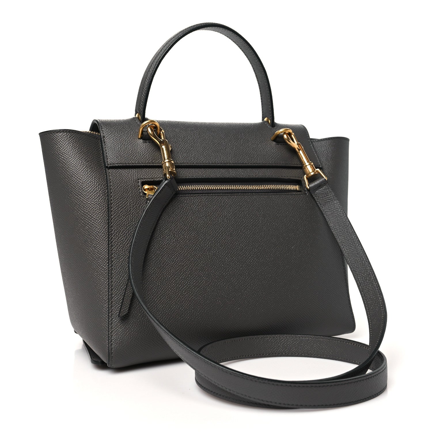 Celine Baby Grained Calfskin Micro Belt Bag Grey 3 of 11
