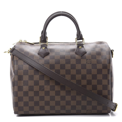 Louis Vuitton Damier Ebene Speedy Bandouliere 30 1 of 12
