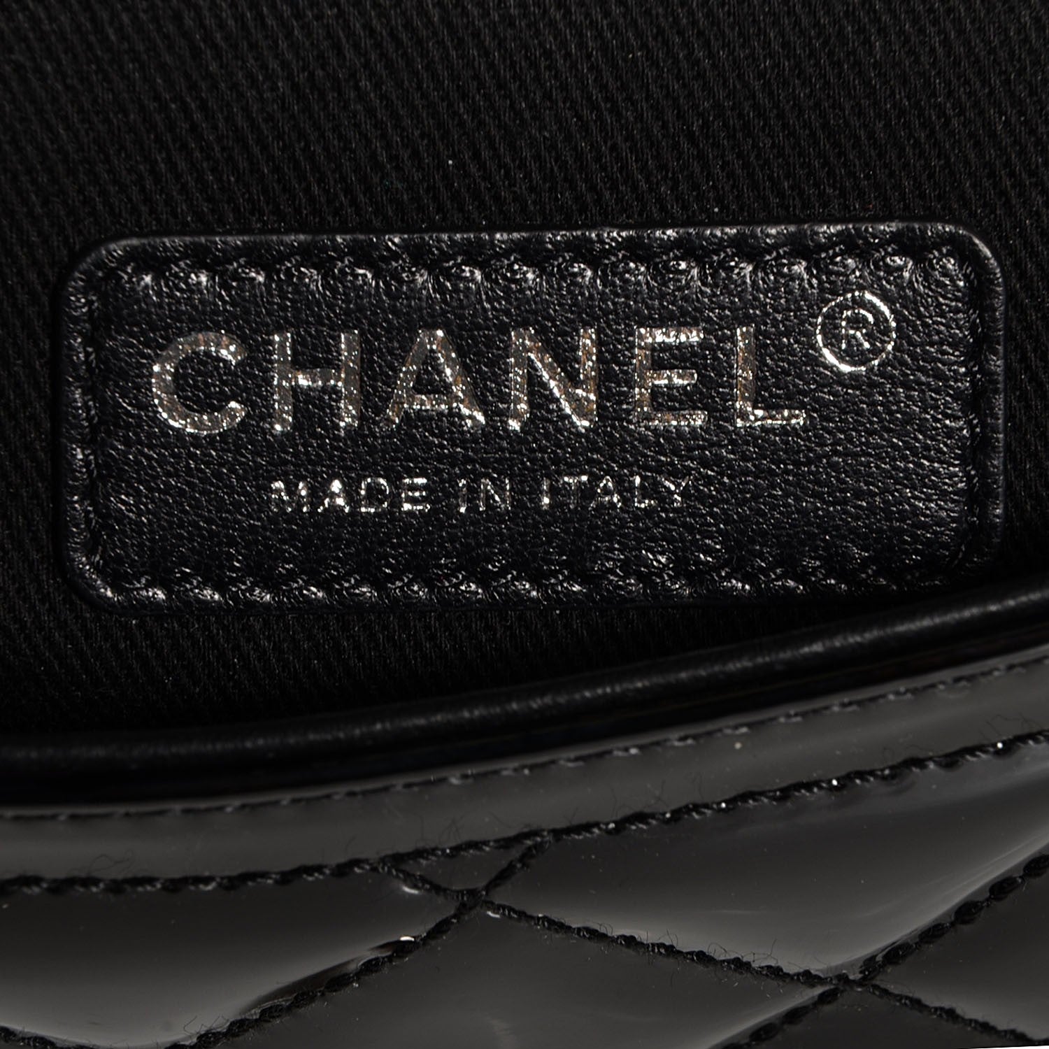 Chanel Patent Quilted Small Coco Shine Flap Black 7 of 9