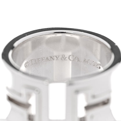 Tiffany Sterling Silver T Cutout Ring 50 5.25 4 of 4