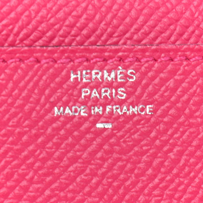 Hermes Epsom Lizard Constance Wallet To Go Rose Mexico 6 of 8