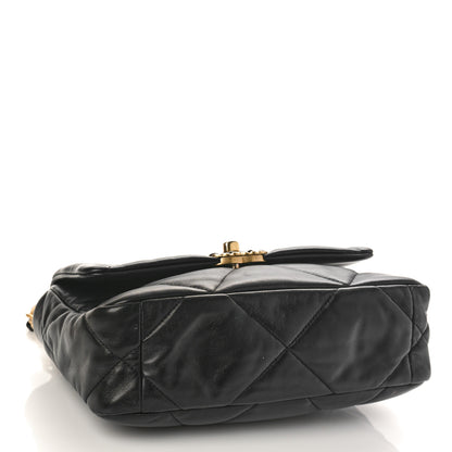 Chanel Lambskin Quilted Medium Chanel 19 Flap Black 4 of 10
