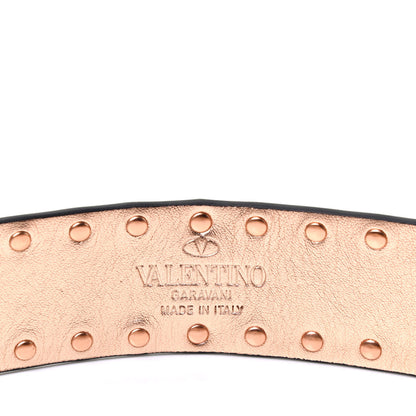 Valentino Garavani Metallic Lambskin Rockstud Spike Shoulder Strap Rame 3 of 5