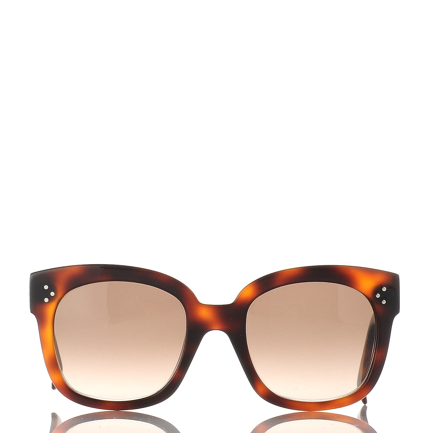 Celine New Audrey Sunglasses CL 41805/S Havana 2 of 8