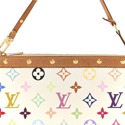 Louis Vuitton Monogram Multicolor Pochette Accessories White 9 of 15