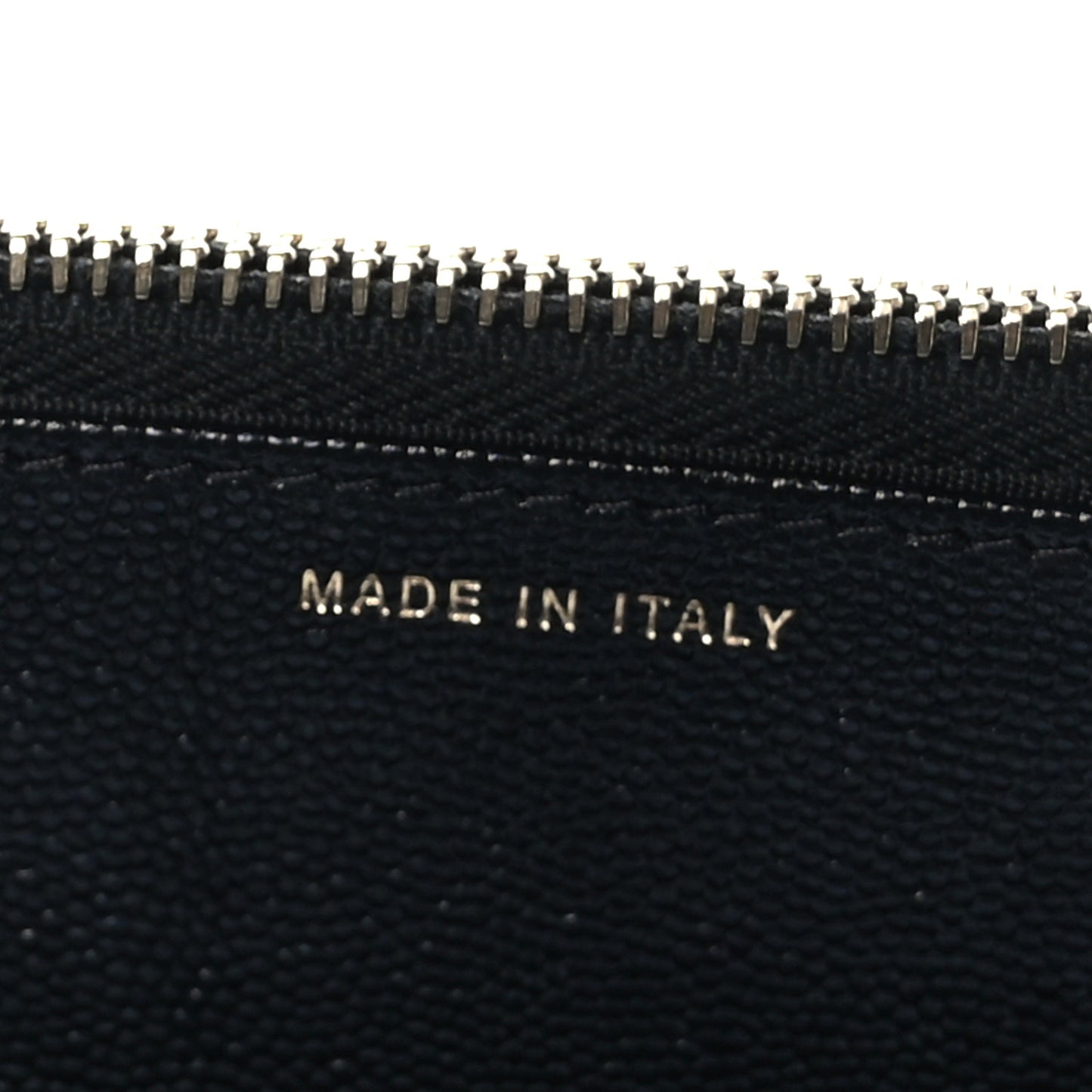 Caviar Quilted Golden Class Wallet On Chain WOC Black