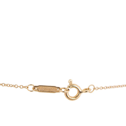 Tiffany 18K Yellow Gold Diamond Signature X Pendant Necklace 5 of 5