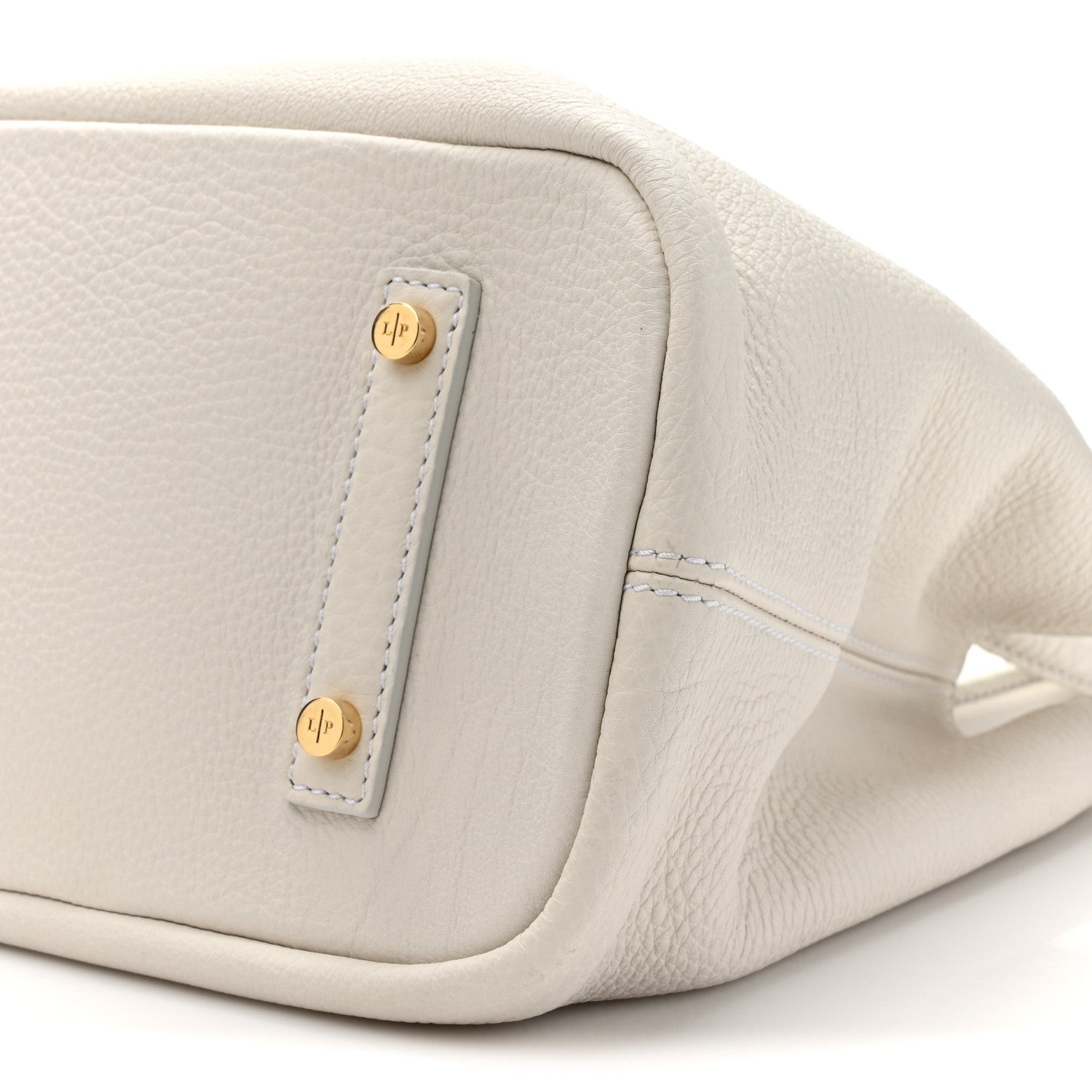 Loro Piana Grained Calfskin Bellevue Odessa White 9 of 13