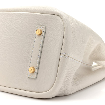 Loro Piana Grained Calfskin Bellevue Odessa White 9 of 13