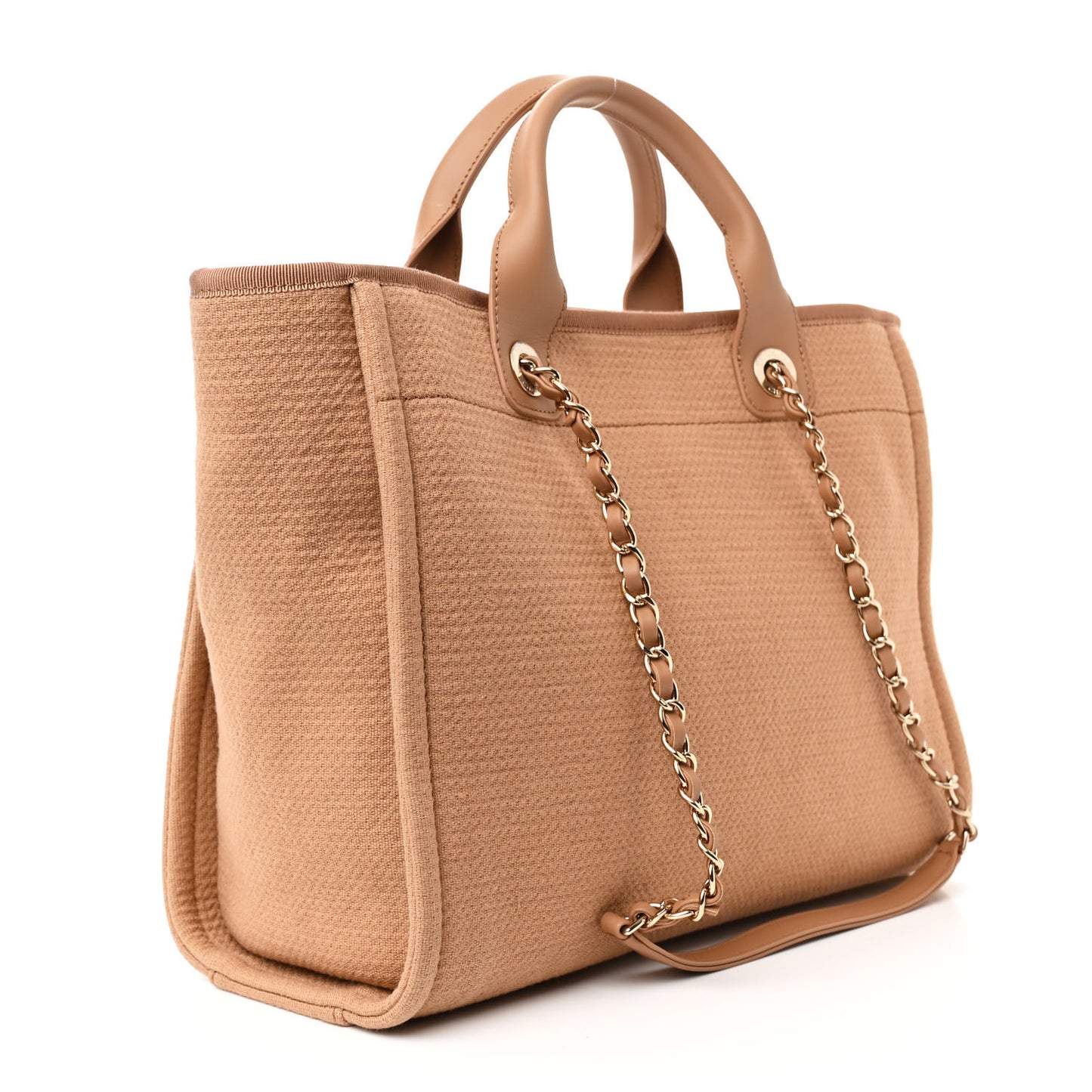 Mixed Fibers Small Deauville Tote Camel