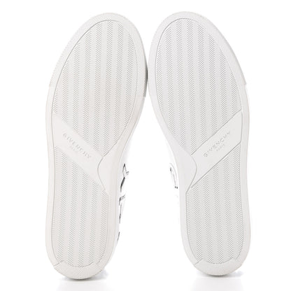 Givenchy Calfskin Reverse Logo Urban Street Sneakers 40.5 White Blue 5 of 9