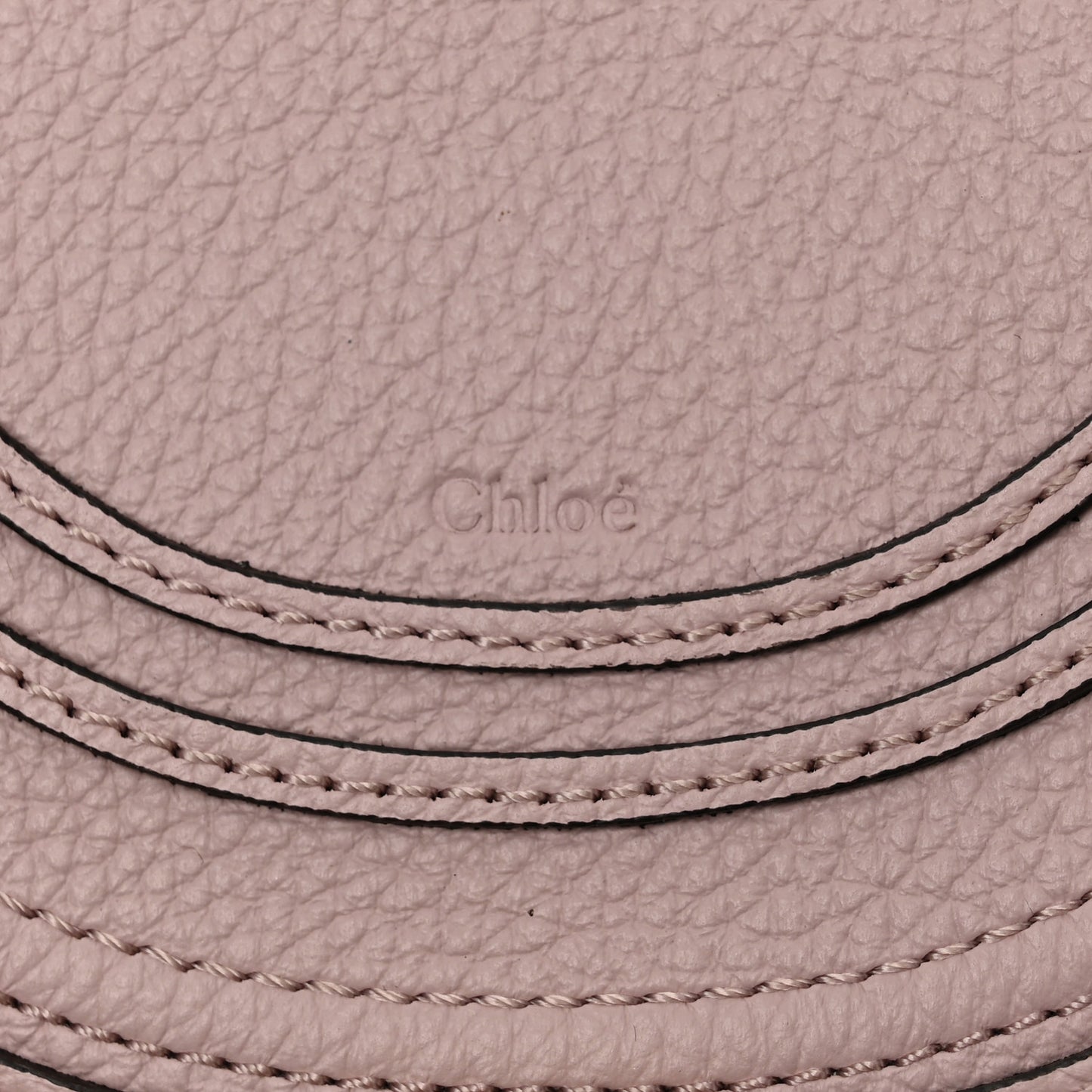 Calfskin Mini Marcie Round Crossbody Bag Misty Lavender