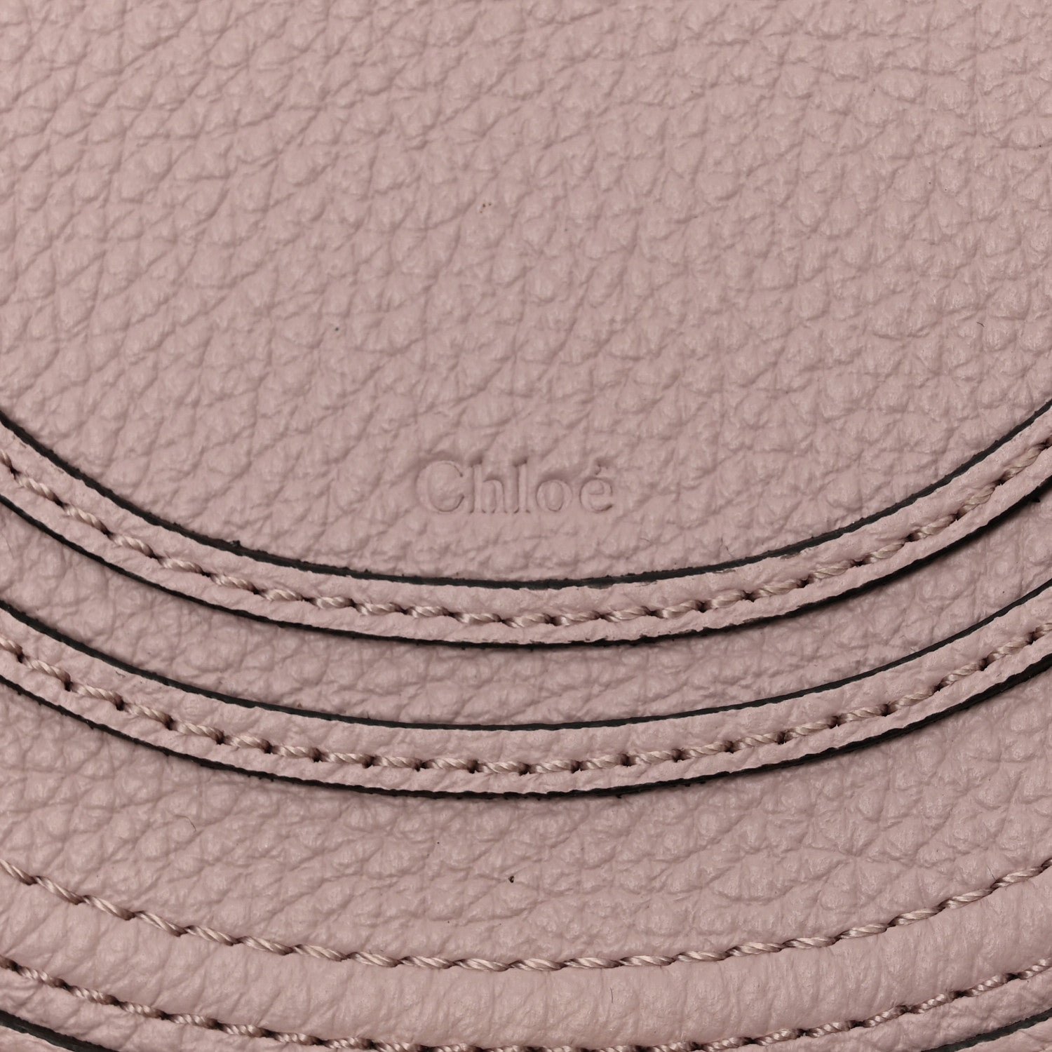 Chloe Calfskin Mini Marcie Round Crossbody Bag Misty Lavender 6 of 13