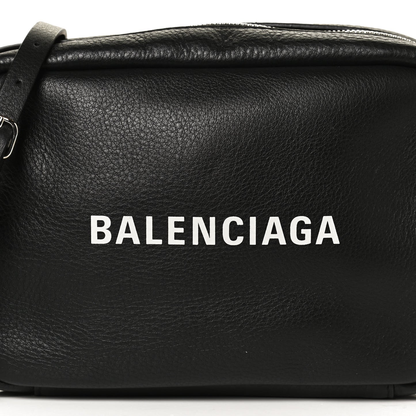 Calfskin Logo S Everyday Camera Bag Black
