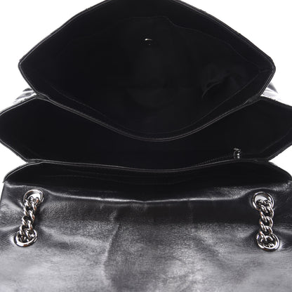 Chanel Glazed Calfskin Quilted Medium Lady Pearly Flap Black 5 of 13