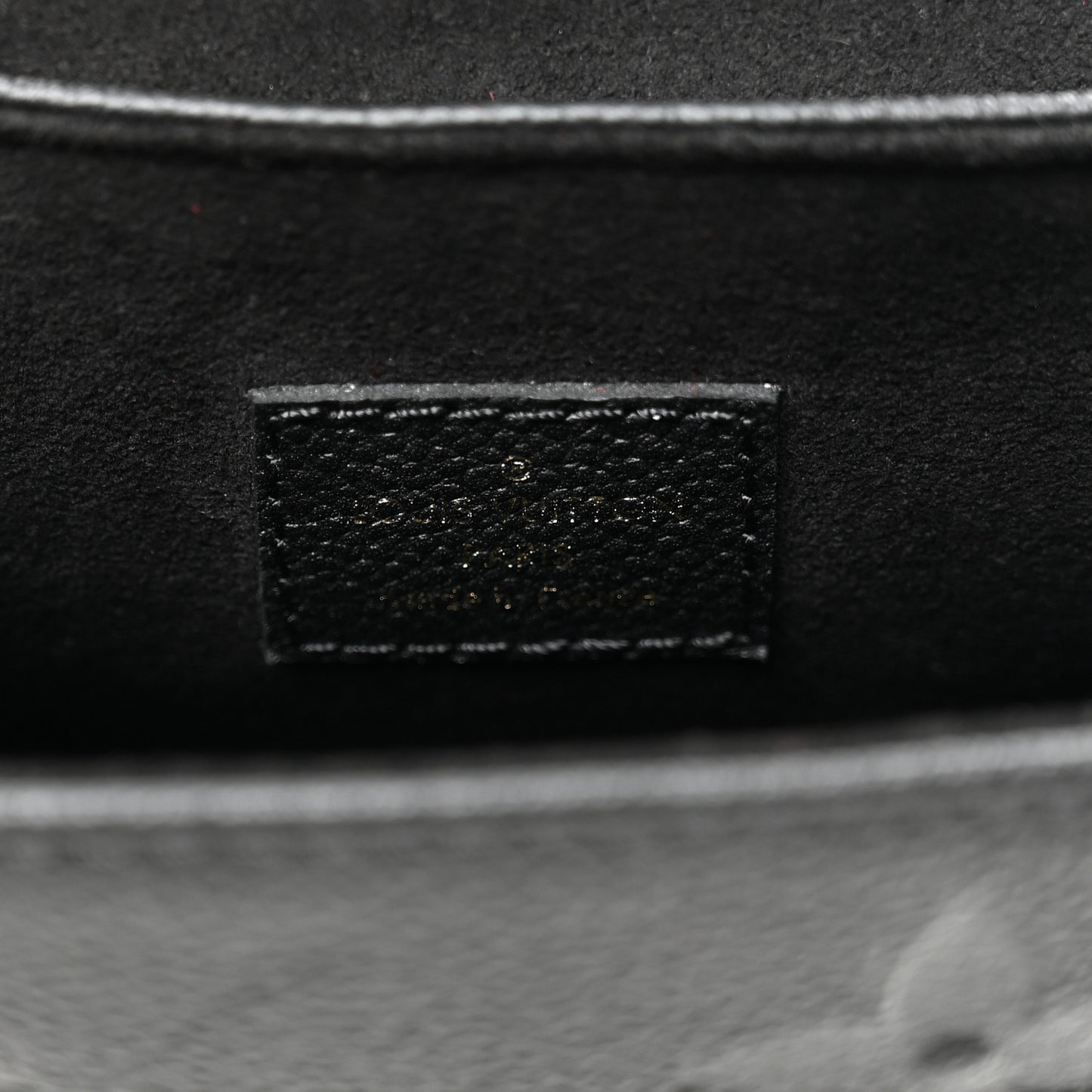 Empreinte Monogram Giant Tiny Backpack Black