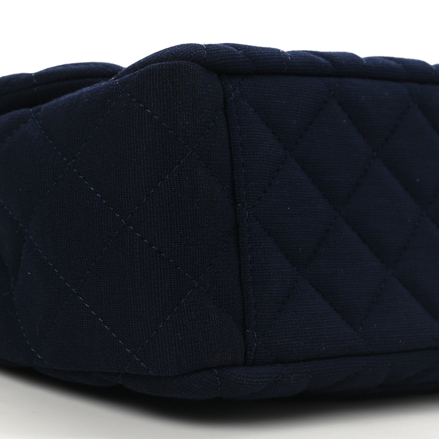 Chanel Jersey Quilted XL Jumbo Flap Navy 7 of 8