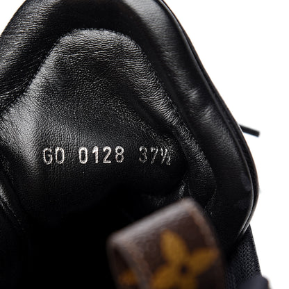 Louis Vuitton Calfskin Patent Monogram LV Archlight Sneakers 37.5 Black 9 of 10