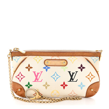 Louis Vuitton Monogram Multicolor Pochette Milla MM White 1 of 11