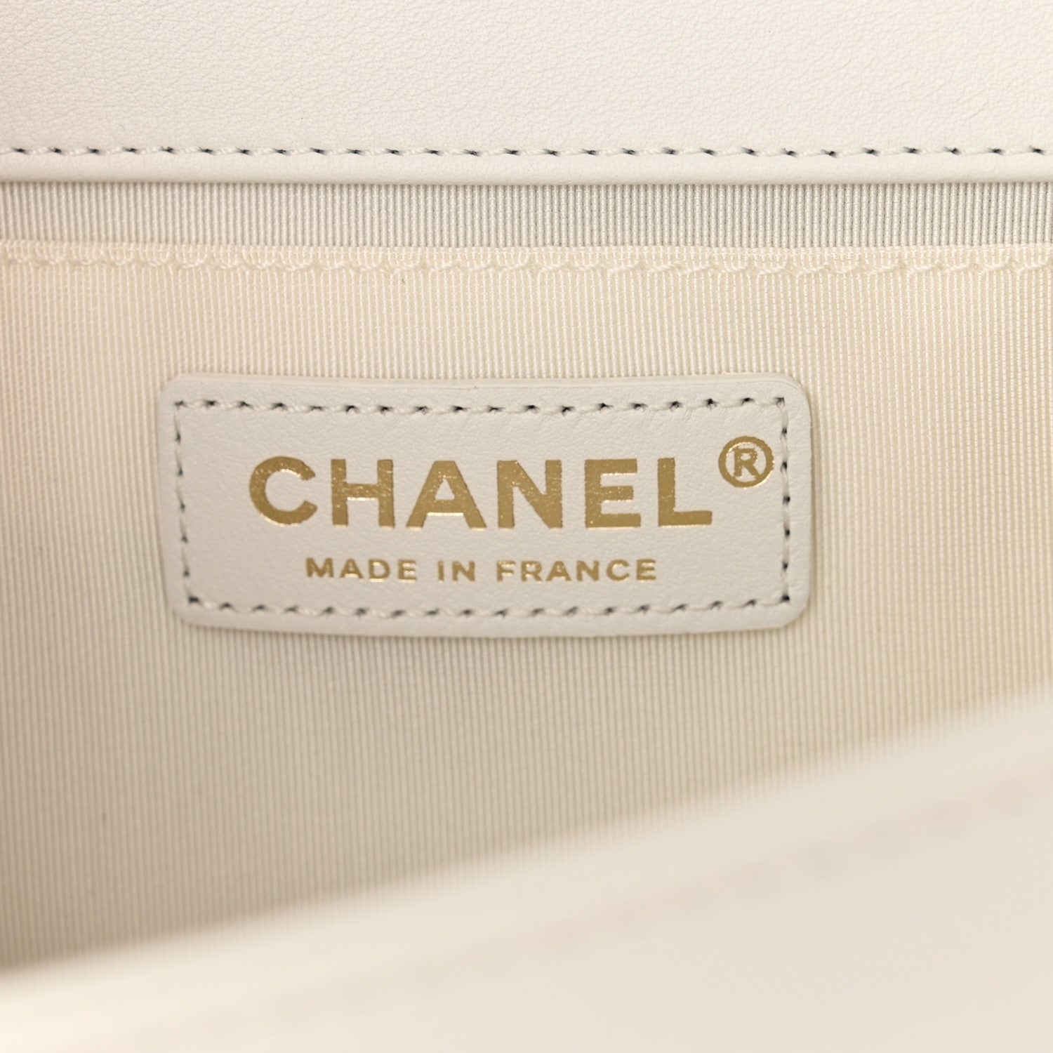 Chanel Calfskin Quilted Medium Boy Flap White 6 of 12